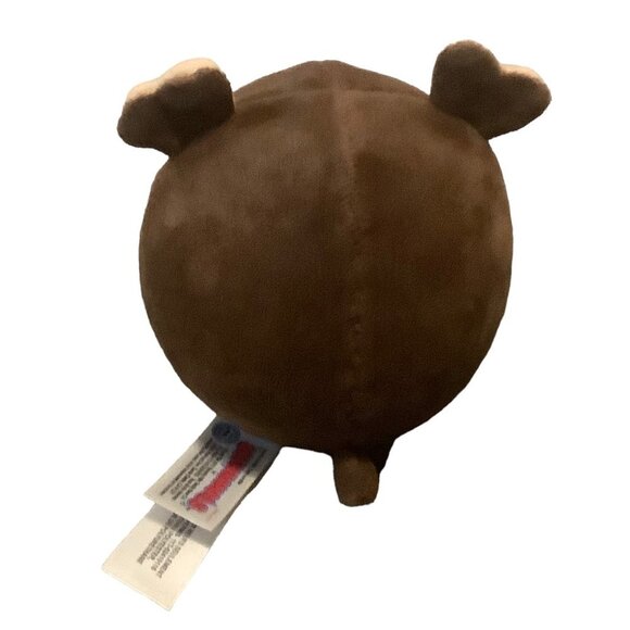 Squishamals Boris The Moose Plush Stuffed Squishy Animal 4 Inch Brown Reindeer - Picture 2 of 4